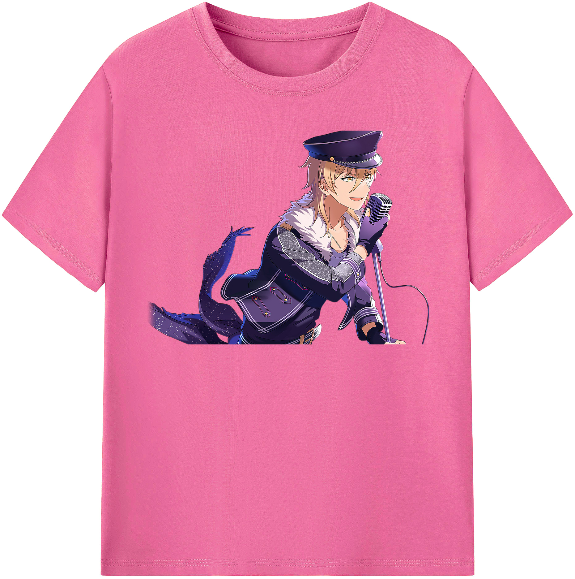 （画像用） あんさんぶるスターズ! Ensemble Stars レディースカジュアルプリントTシャツ（綿100％）